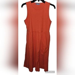 Draper James RSVP A-Line Dress Size Small Orange